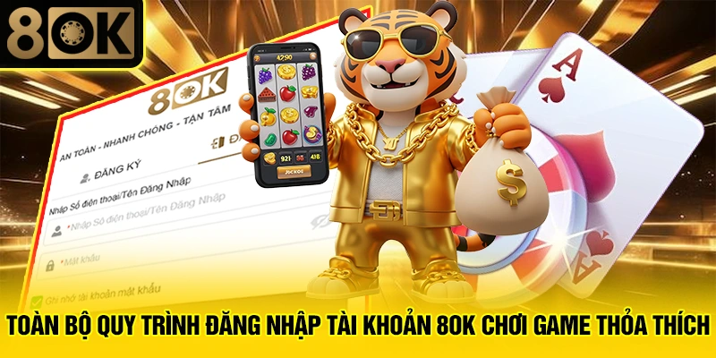 Hướng Dẫn Đăng Nhập 8OK 3 Toàn bộ quy trình đăng nhập tài khoản 8OK chơi game thỏa thích